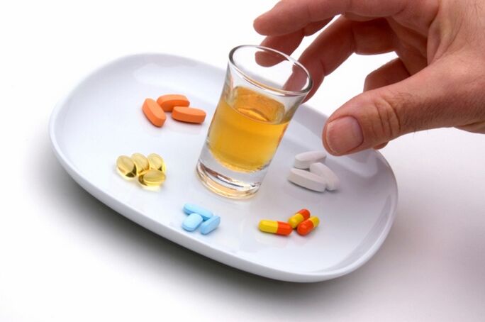 alkohola un antibiotiku lietošana